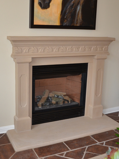 Aspen Fireplace Mantel by Precast Innovations, Inc.