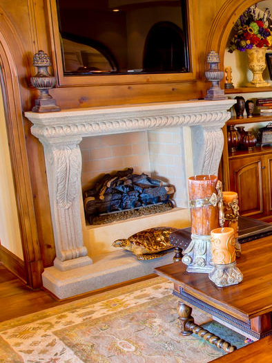 Brighton Fireplace Mantel by Precast Innovations, Inc.